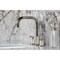 Kingston Brass Widespread Bathroom Faucet with Knurled Handle and Brass Pop-Up, Polished Nickel FSC8939KNL - alternate 3