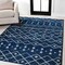 Jonathan Y Aksil Moroccan Beni Souk Navy/Cream 4 ft. x 6 ft. Area Rug MOH208G-4 - alternate 3