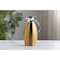 Service Ideas Nicollet Series 1.5-Liter Stainless Vacuum Insulated Carafe with Push Button Lid in Vintage Gold NIC15BSPBVG - alternate 3