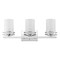 Jonathan Y Fairfax 23" 3-Light Metal/Frosted Glass Contemporary Glam LED Vanity Light, Chrome JYL7486A - alternate 2