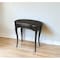 Homeroots 32" Black Solid Manufactured Wood Kidney Writing Desk 389430 - alternate 2