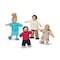 Plantoys Wooden Doll Family, Light Skin Tone & Brown Hair 7142 - alternate 2