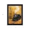 Homeroots Fall Locomotive Black Framed Print Wall Art 415429 - alternate 3