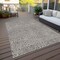 Homeroots 5' X 8' Taupe And Gray Abstract Washable Indoor Outdoor Area Rug 599767 - alternate 3