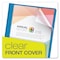 Oxford Clear Front Report Cover 8-1/2 x 11", Blue, Pk25 55801 - alternate 3