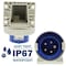 Walther-Werke Pin and Sleeve Inlet, 20A, 230/3Ã¸Y 120/208, 3 Phase, 3 Pole, NEMA Not Rated 619509 - alternate 3