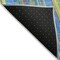 Homeroots 5' X 8' Denim Blue Sky Blue And Gold Striped Washable Indoor Outdoor Area Rug 614972 - alternate 3