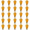 Bulbrite 11-Watt S14 Transparent Amber Dimmable Incandescent Light Bulb, 25PK 861023 - alternate 1