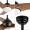 Jonathan Y Sully 52" 1-Light Contemporary Industrial Iron/Plastic Mobile-App/Remote-Controlled 6-Speed Propelle JYL9717E - alternate 6