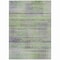 Homeroots 5' X 8' Artichoke Green Purple And Fern Green Striped Washable Indoor Outdoor Area Rug 588041 - alternate 3