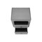 Homeroots 21" Gray Wood Two Drawer Nightstand 489773 - alternate 3