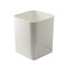 Hapco Elmar Wave Collection 8 Qt. Rectangular Wastebasket, White, 6PK W100WHT - alternate 1