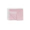 Homeroots 70" X 55" Pink And White Cotton Blend Woven Herringbone Plush Throw Blanket with Tassels 474024 - alternate 2