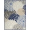 Homeroots 12' X 15' Blue And Ivory Indoor Outdoor Area Rug 521648 - alternate 1