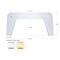 Icon Single Axle Fender Skirt FS377 - Polar White 00404 - alternate 2