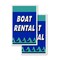 Signmission Boat Rental, A-Frame & 2 Decals Installed, Heavy-Duty Plastic Frame SBHD-D-2436-Boat Rental - alternate 3