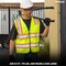 Neiko Safety Vest with Pockets, 3 Pocket, High Visibility Vest, Reflective Strips, Zipper Front X-Small 53987A - alternate 2