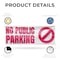Signmission No Public Parking, 36 Inch x 96 Inch, Vinyl Banner B-96-30756 - alternate 3