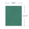 Kaboom Case of Green Paper Pocket Folders, 11.75"x9.5", Twin Pockets hold 25 sheets each, 11 pt tag board, PK250 50122cs - alternate 3