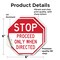 Signmission Stop Proceed Only When Directed, 6 inch X 6 inch, Vinyl Decal, 2PK OC-D-2PACK-6-271 - alternate 2