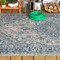 Jonathan Y Rozetta Boho Medallion Textured Weave Gray/Navy 4 ft. x 6 ft. Indoor/Outdoor Area Rug SMB102B-4 - alternate 2