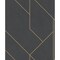 Advantage Pollock Black Gilded Geometric Wallpaper 4015-427431 - alternate 1