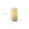 Homeroots 6" Ivory Flameless Indoor Outdoor Pillar Candle 485151 - alternate 2