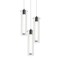 Afx Bari, 3 Light LED Round Pendant, Black BRIP04LAJUDBKRND3 - alternate 1