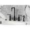 Kingston Brass Bridge Kitchen Faucet with Brass Sprayer, Matte Black KS8280CMLBS - alternate 3