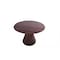 Homeroots 47" Brown Wood Pedestal Base Round Top Dining Table 372067 - alternate 2