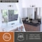 Vaxcel Sedona 3-Light Vanity Light, Matte Black, Clear Glass, 22-In. Wide W0592 - alternate 2
