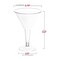 Smarty Had A Party 6 oz. Clear Plastic Martini Glasses (192 Glasses), 192PK 6944-CASE - alternate 7