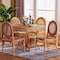 Bali & Pari Troy Natural Rattan Dining Set 260-14188-14176-ZORO - alternate 2