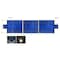 Mytee Products Flatbed Trucking Tarp Heavy Duty 18oz 3 Pc Lumber Tarp (8 ft Drop) - Blue 3PCLT-BLUE - alternate 3