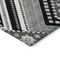 Homeroots 3' X 5' Black Gray And Ivory Tribal Washable Indoor Outdoor Area Rug 598094 - alternate 4