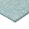 Homeroots 10' X 14' Aqua And Ivory Floral Washable Indoor Outdoor Area Rug 582325 - alternate 2