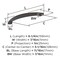 Amerock Arc 5-1/16 inch (128mm) Center-to-Center Oil-Rubbed Bronze Cabinet Pull, 10PK 10VMP37357ORB - alternate 2