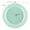 Smarty Had A Party 7.5" Turquoise Vintage Round Disposable Plastic Appetizer/Salad Plates (120 Plates), 120PK 867TQ-CASE - alternate 3