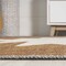 Jonathan Y Chayton Minimalist Geometric Non-Slip Machine-Washable Terracotta/Cream 4 ft. x 6 ft. Area Rug WSH110A-4 - alternate 3