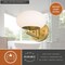 Vaxcel Sloane 1 Light LED Gold Satin Brass Mid-Century Modern Wall Sconce Fixture with White Glass Globe W0432 - alternate 4