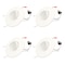 Bulbrite 14-Watt 5/6 in. Downlight w/Gimball LED Light Bulb Medium Base (E26) White Round 3000K, 4PK 861499 - alternate 1