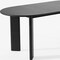Homeroots 66" Black Solid Wood Oval Dining Table 712220 - alternate 3