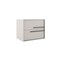 Homeroots 24" Tan Wood Floating Bathroom Vanity With White Sink And Two Drawers 624083 - alternate 4