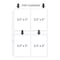 C-Line Products 8-1/8" x 11-1/4" Clear 35mm Ring Binder 3-1/2 x 5 Photo Storage Pages, 50/BX 52584 - alternate 4