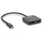 Rocstor USB-C MULTIPORT VIDEO ADAPTER - BLACK Y10A268-B1 - alternate 1