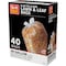 Do It Best 39 Gal. Clear Flap Tie Lawn & Leaf Bag, 40-Count 647934 - alternate 2