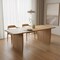 Homeroots 80" Natural Wood Double Pedestal Base Dining Table 654554 - alternate 3