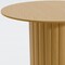 Homeroots 46" Brown Solid Wood Pedestal Base Round Top Dining Table 720982 - alternate 3
