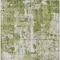 Homeroots 5' X 8' Green And Ivory Abstract Washable Indoor Outdoor Area Rug 597957 - alternate 2