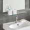 Fab Glass And Mirror 8in X 42in Rectangle Floating Clear Tempered Kit Glass Shelf, Wall Mirror, Safety Backing S-8x42RECCHBR - alternate 2
